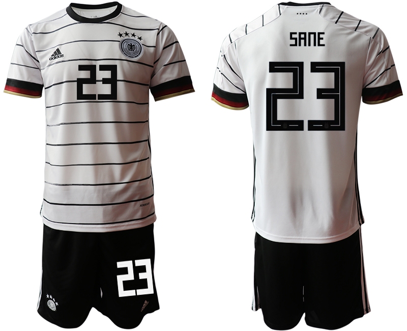 Men 2021 European Cup Germany home white #23 Soccer Jersey1